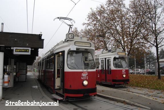 Falsche Fahrgastinformation in Oberlaa