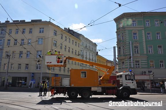 Oberleitungsgebrechen Julius-Tandler-Platz