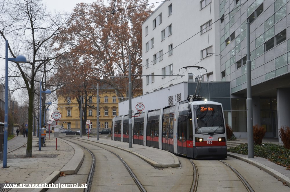 B 686 Linke Nordbahngasse (Ferstlschleife)