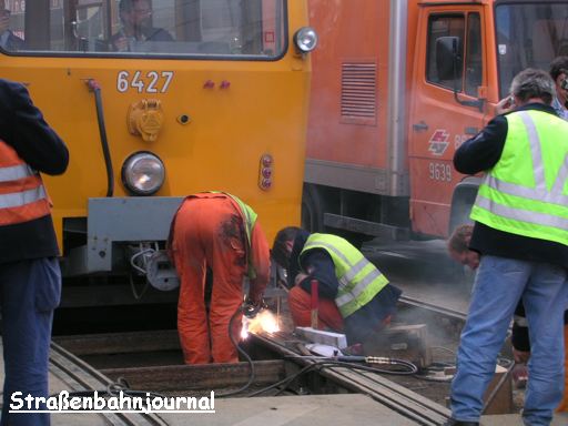 Schienenbruch Detail