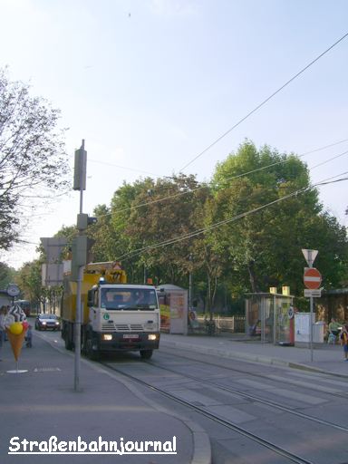 Oberleitungsgebrechen Floridsdorf